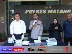 Polres Malang Gagalkan Peredaran 1,1 Kg Sabu dan Ribuan Ekstasi Asal Jakarta
