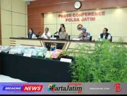 Polda Jatim Ungkap 1.870 Kasus Narkoba, 2.382 Tersangka Diamankan