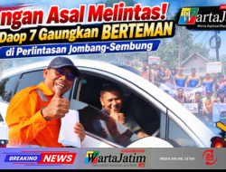 Jangan Asal Melintas! KAI Daop 7 Gaungkan BERTEMAN di Perlintasan Jombang-Sembung