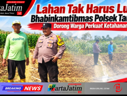 Lahan Tak Harus Luas, Bhabinkamtibmas Polsek Tarokan Dorong Warga Perkuat Ketahanan Pangan