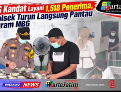 SPPG Kandat Layani 1.518 Penerima, Kapolsek Turun Langsung Pantau Program MBG