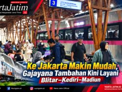 Ke Jakarta Makin Mudah, Gajayana Tambahan Kini Layani Blitar–Kediri–Madiun
