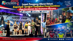 Lewat Panggung Hiburan Rakyat, Kapolsek Tarokan Sampaikan Pesan Kamtibmas: Jaga Kerukunan dan Keamanan Bersama