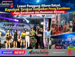 Lewat Panggung Hiburan Rakyat, Kapolsek Tarokan Sampaikan Pesan Kamtibmas: Jaga Kerukunan dan Keamanan Bersama