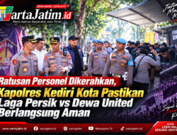 Ratusan Personel Dikerahkan, Kapolres Kediri Kota Pastikan Laga Persik vs Dewa United Berlangsung Aman