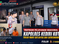 Pastikan Pelayanan Maksimal, Kapolres Kediri Kota Tinjau Mako Satlantas dan Satresnarkoba