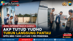 Awal Kepemimpinan di Kandat, AKP Tutud Yudho Turun Langsung Pantau SPPG MBG yang Layani 1.985 Penerima