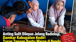 Anting Sulit Dilepas Jelang Radiologi, Damkar Kabupaten Kediri Turun Tangan Bantu Warga di Bendo