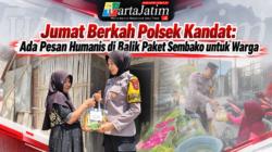 Jumat Berkah Polsek Kandat: Ada Pesan Humanis di Balik Paket Sembako untuk Warga