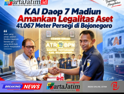 KAI Daop 7 Madiun Amankan Legalitas Aset 41.067 Meter Persegi di Bojonegoro