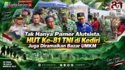 Tak Hanya Pamer Alutsista, HUT Ke-81 TNI di Kediri Juga Diramaikan Bazar UMKM