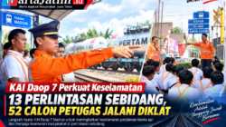 KAI Daop 7 Perkuat Keselamatan 13 Perlintasan Sebidang, 52 Calon Petugas Jalani Diklat