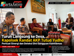 Turun Langsung ke Desa, Kapolsek Kandat AKP Tutud Yudho Perkuat Sinergi dan Deteksi Dini Gangguan Kamtibmas