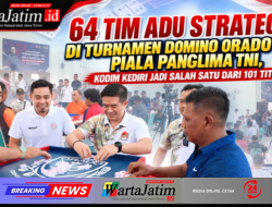 64 Tim Adu Strategi di Turnamen Domino Orado 101 Piala Panglima TNI, Kodim Kediri Jadi Salah Satu dari 101 Titik
