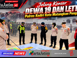 Jelang Konser Dewa 19 dan Letto, Polres Kediri Kota Matangkan Pengamanan