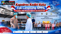 Kapolres Kediri Kota Cek Langsung SPPG, Pastikan MBG Berjalan Higienis dan Sesuai SOP