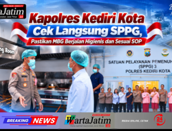 Kapolres Kediri Kota Cek Langsung SPPG, Pastikan MBG Berjalan Higienis dan Sesuai SOP