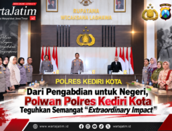Dari Pengabdian untuk Negeri, Polwan Polres Kediri Kota Teguhkan Semangat “Extraordinary Impact”