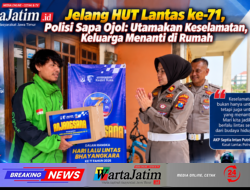 Jelang HUT Lantas ke-71, Polisi Sapa Ojol: Utamakan Keselamatan, Keluarga Menanti di Rumah