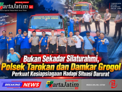 Bukan Sekadar Silaturahmi, Polsek Tarokan dan Damkar Grogol Perkuat Kesiapsiagaan Hadapi Situasi Darurat