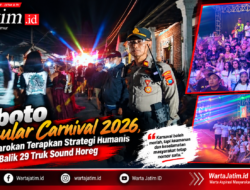 Kaliboto Spectacular Carnival 2026, Polsek Tarokan Terapkan Strategi Humanis di Balik 29 Truk Sound Horeg