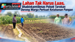 Lahan Tak Harus Luas, Bhabinkamtibmas Polsek Tarokan Dorong Warga Perkuat Ketahanan Pangan