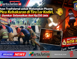 Oven Tradisional untuk Matangkan Pisang Picu Kebakaran di Tiru Lor Kediri, Damkar Selamatkan Aset Rp250 Juta