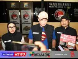 Polres Pelabuhan Tanjung Perak Amankan Tersangka Pengedar Narkoba Sita 42 Gram Sabu
