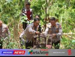 Aksi Ecology Policing Polres Trenggalek Selamatkan Sumber Mata Air Atasi Kekeringan