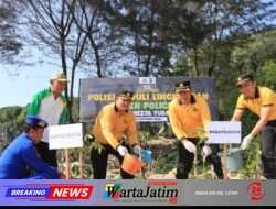 Aksi ‘Jogo Omah’, Polresta Tuban Gelar Green Policing di Pantai Jenu bersama Masyarakat
