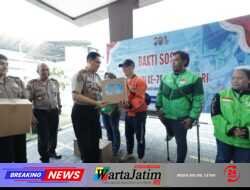 Hari Jadi ke-75 Humas Polri: Polda Jatim Gelar Baksos, Rangkul Ojol Jaga Kamtibmas dan Ruang Digital
