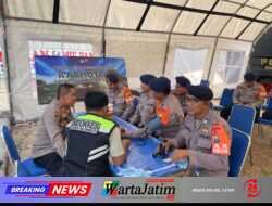 Polres Mojokerto Cek Kesehatan, Dukung Fisik Prima Personel Brimob Siaga Karhutla Gunung Arjuno – Welirang
