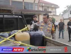 Polres Blitar Ungkap Kasus Dugaan Penimbunan 1.030 Liter BBM Bersubsidi