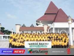 Green Policing, Polres Kediri Bersihkan Lingkungan Masjid