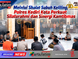Melalui Sholat Subuh Keliling, Polres Kediri Kota Perkuat Silaturahmi dan Sinergi Kamtibmas