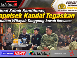 Perkuat Sabuk Kamtibmas, Kapolsek Kandat Tegaskan Keamanan Wilayah Tanggung Jawab Bersama