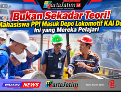 Bukan Sekadar Teori! 48 Mahasiswa PPI Masuk Depo Lokomotif KAI Daop 7, Ini yang Mereka Pelajari