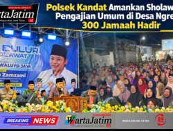 Polsek Kandat Amankan Sholawat dan Pengajian Umum di Desa Ngreco, 300 Jamaah Hadir