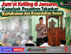 Jum’at Keliling di Jamsaren, Kapolsek Pesantren Tekankan Kerukunan dan Kepedulian Sosial