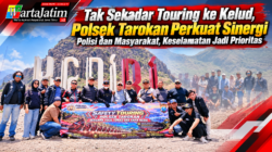 Tak Sekadar Touring ke Kelud, Polsek Tarokan Perkuat Sinergi Polisi dan Masyarakat, Keselamatan Jadi Prioritas