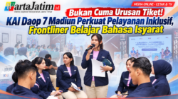 Bukan Cuma Urusan Tiket! KAI Daop 7 Madiun Perkuat Pelayanan Inklusif, Frontliner Belajar Bahasa Isyarat