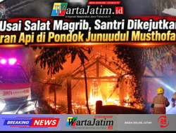 Usai Salat Magrib, Santri Dikejutkan Kobaran Api di Pondok Junuudul Musthofa Mojo