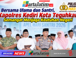 Bersama Ulama dan Santri, Kapolres Kediri Kota Teguhkan Semangat Menjaga Keutuhan Negeri