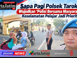 Sapa Pagi Polsek Tarokan, Wujudkan “Polisi Bersama Masyarakat”, Keselamatan Pelajar Jadi Prioritas