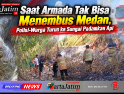 Saat Armada Tak Bisa Menembus Medan, Polisi-Warga Turun ke Sungai Padamkan Api