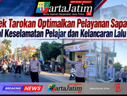 Polsek Tarokan Optimalkan Pelayanan Sapa Pagi, Kawal Keselamatan Pelajar dan Kelancaran Lalu Lintas