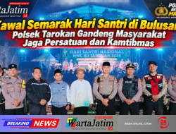 Kawal Semarak Hari Santri di Bulusari, Polsek Tarokan Gandeng Masyarakat Jaga Persatuan dan Kamtibmas