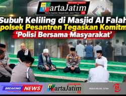 Subuh Keliling di Masjid Al Falah, Kapolsek Pesantren Tegaskan Komitmen “Polisi Bersama Masyarakat”