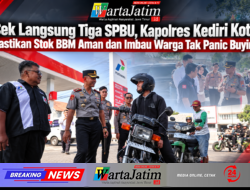 Cek Langsung Tiga SPBU, Kapolres Kediri Kota Pastikan Stok BBM Aman dan Imbau Warga Tak Panic Buying