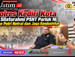 Kapolres Kediri Kota Terima Silaturahmi PSHT Parluh 16, Tegaskan Polri Netral dan Jaga Kondusivitas